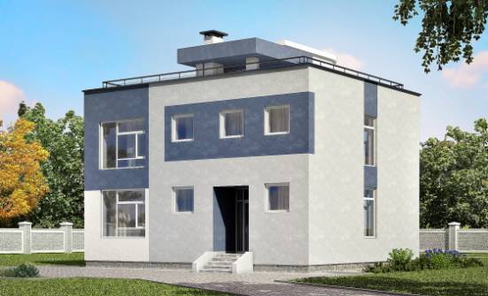 180-005-П Проект двухэтажного дома, простой дом из твинблока Невельск | Проекты домов от House Expert