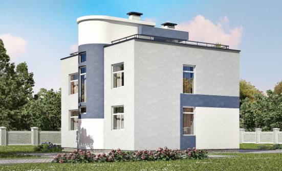 180-005-П Проект двухэтажного дома, простой дом из твинблока Невельск | Проекты домов от House Expert