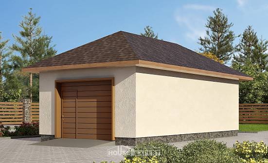 040-001-П Проект гаража из газобетона Невельск | Проекты домов от House Expert