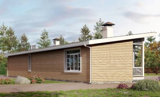 110-004-Л Проект бани из кирпича Поронайск | Проекты домов от House Expert