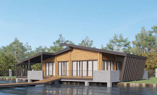 100-007-П Проект бани из дерева Оха | Проекты одноэтажных домов от House Expert