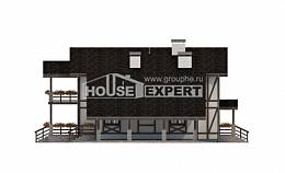 250-002-Л Проект двухэтажного дома с мансардным этажом и гаражом, уютный загородный дом из кирпича Холмск, House Expert
