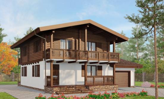 200-011-П Проект двухэтажного дома с мансардой, средний домик из бризолита, Невельск