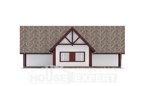 145-002-Л Проект гаража из керамзитобетонных блоков Поронайск, House Expert