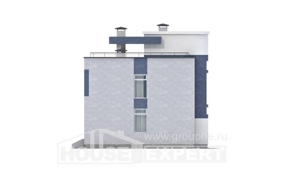 180-005-П Проект двухэтажного дома, классический коттедж из поризованных блоков Южно-Сахалинск, House Expert