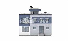 180-005-П Проект двухэтажного дома, просторный коттедж из твинблока, Невельск