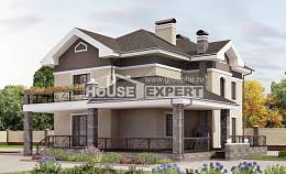 200-006-П Проект двухэтажного дома, просторный домик из кирпича Поронайск, House Expert