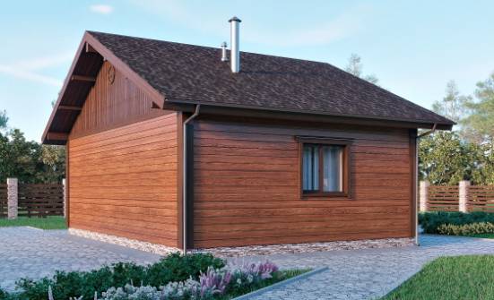 065-001-П Проект бани из теплоблока Холмск | Проекты домов от House Expert